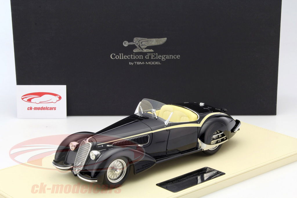 【珍品】LOUIS SURBER 1/43 Alfa Romeo トレーラー スパーク 1/43 アルファロメオ 8C 1933 ルマン24H ウィナー #11