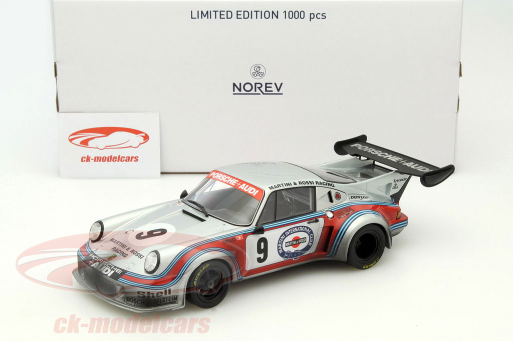 ノレブ 1/18 ポルシェ 911 ターボ 3.3 1988 グレーブルーメタリック