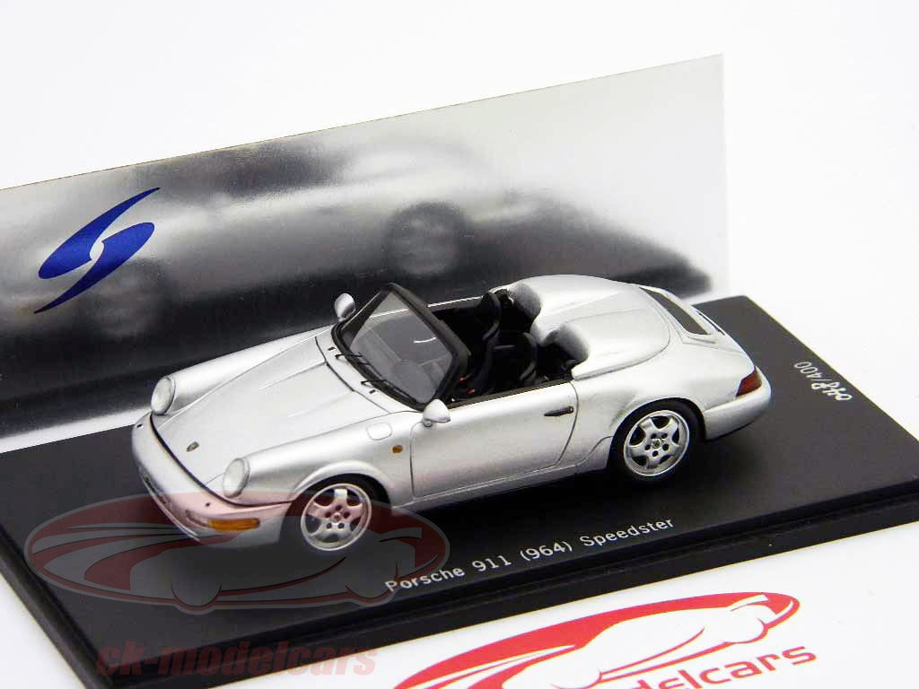 Spark 1:43 ポルシェ 911 (964) スピード狂 北極シルバー メタリック