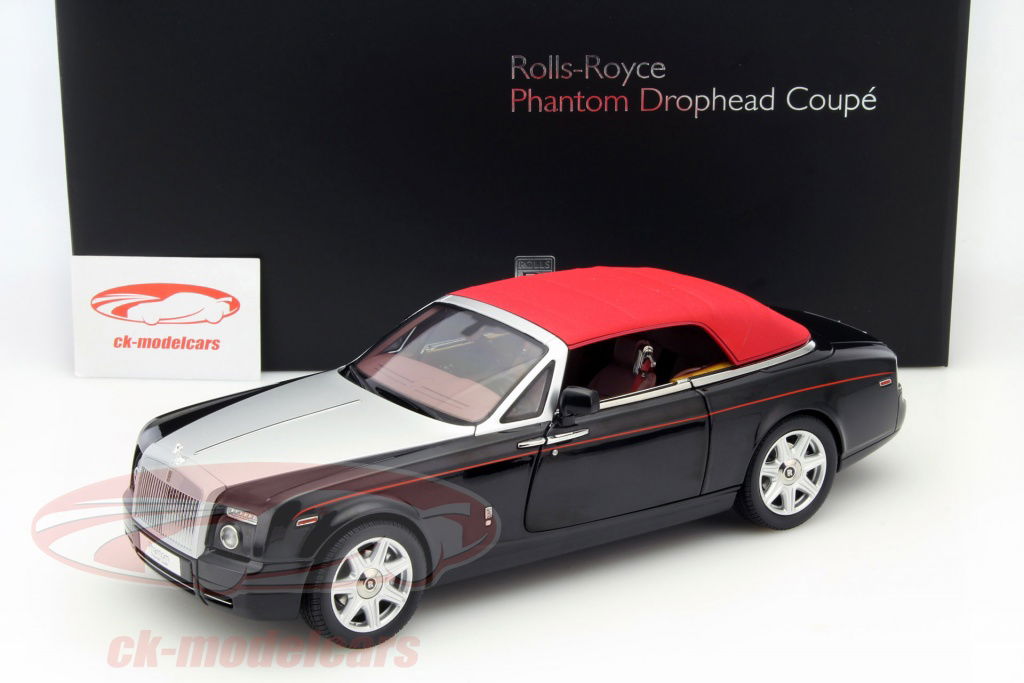 Kyosho 1:18 Rolls Royce Phantom Drophead Coupe diamond black