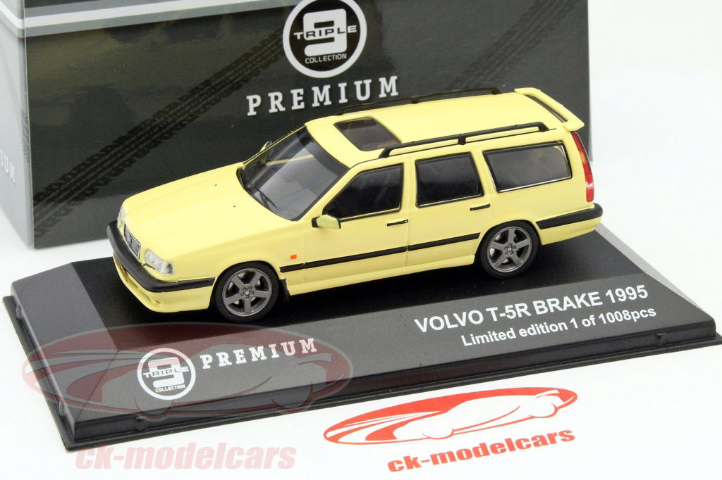 Triple9 1:43 Volvo 850 T-5R Break Year 1995 light yellow