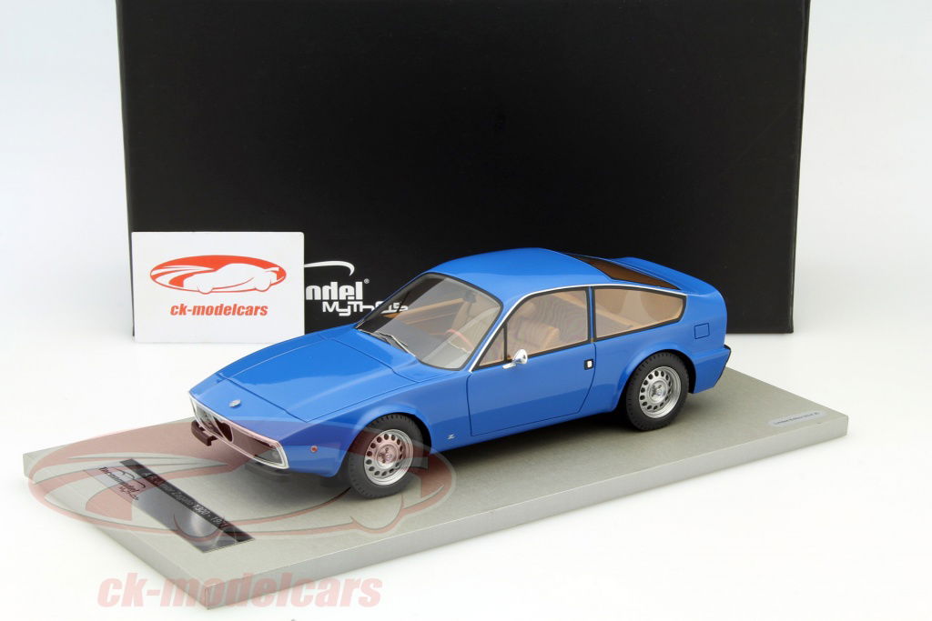 ミニカー Tecnomodel Alfa Romeo Junior Zagato 1300 Tecnomodel 1:18 Alfa Romeo Junior Zagato 1300 Year 1971 blue