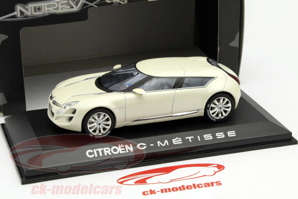 Norev 1:43 Citroen C-Metisse Toy Fair Nürnberg 2008 white CK33810