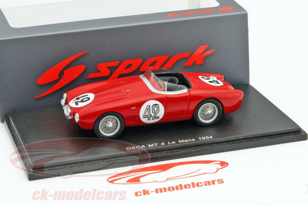 Spark 1:43 Osca MT4 #42 24h LeMans 1954 Peron, Giardini