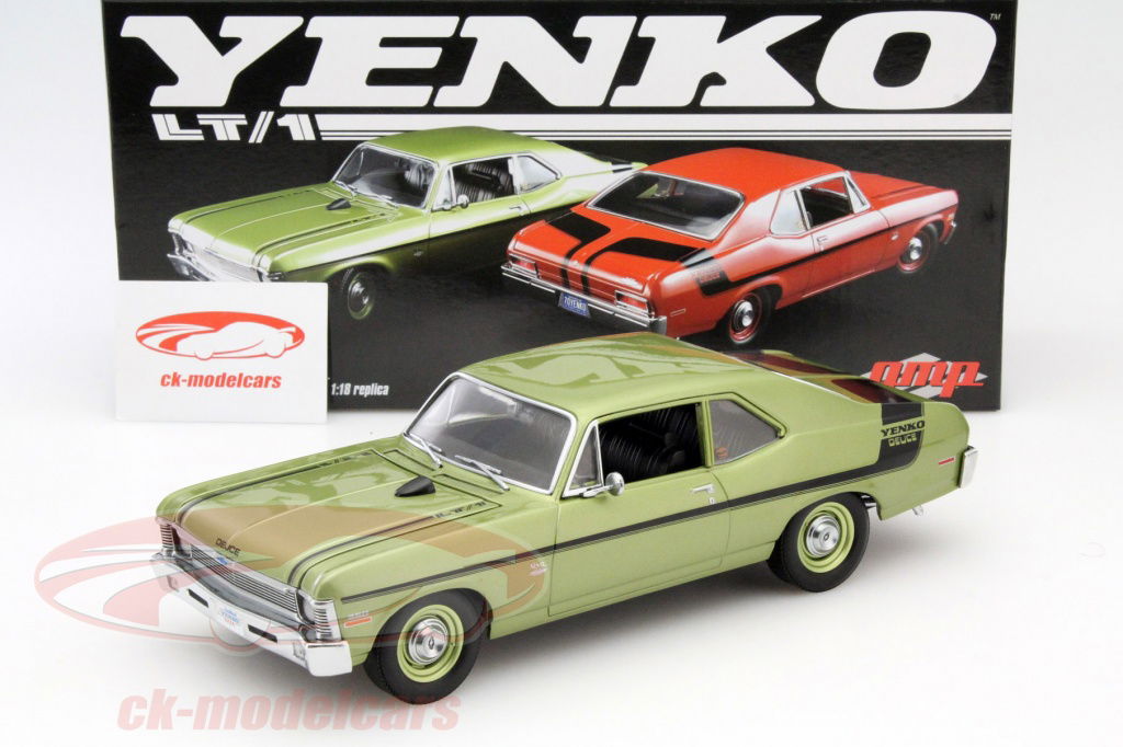 GMP 1:18 Chevrolet Nova L1/1 Yenko Deuce Year 1970 green