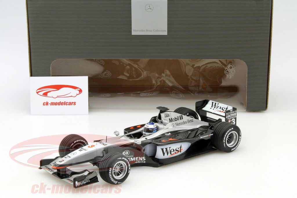 1/18 マクラーレン　メルセデス　MP4/16 ハツキネン 2001 Minichamps 1:18 McLaren Mercedes MP4-16 David Coulthard