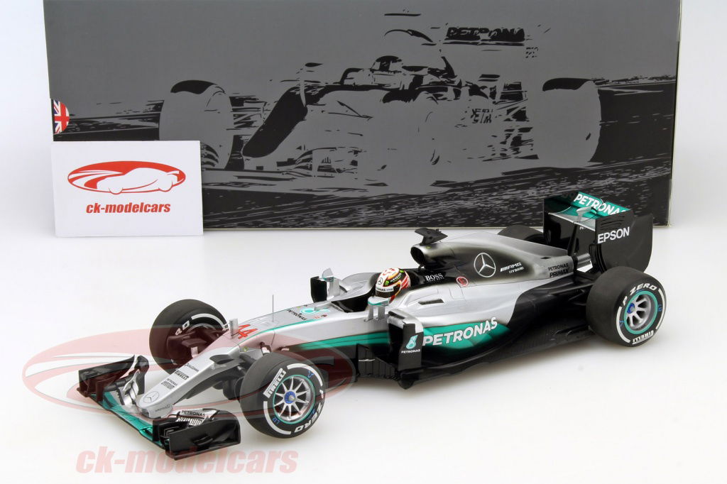Minichamps 1:18 Lewis Hamilton Mercedes F1 W07 Hybrid #44