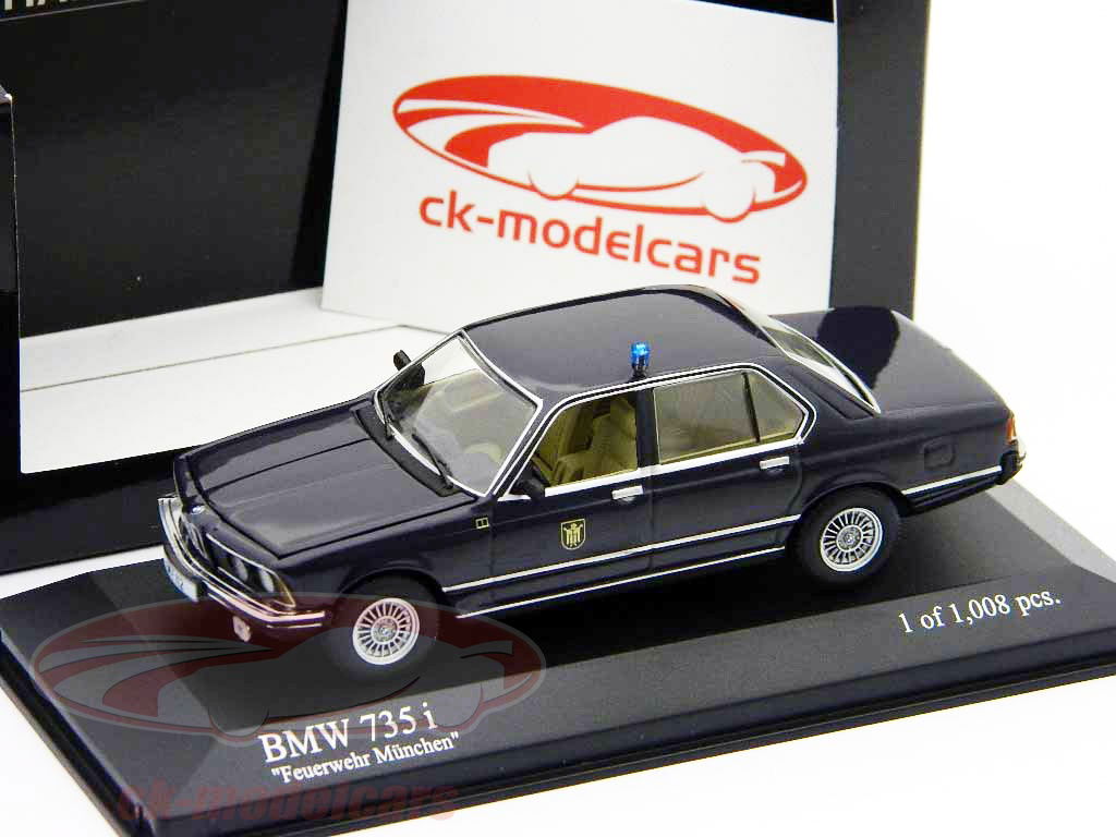 Minichamps 1:43 BMW 7-Series 735i (E23) Bj. 1977 Feuerwehr