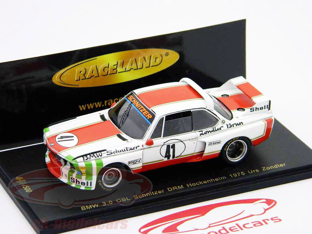 Spark 1:43 BMW 3.0 CSL #41 DRM Hockenheim 1975 RS1101 model