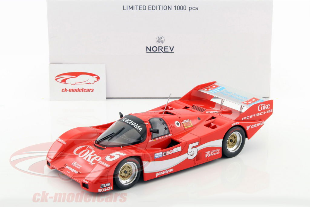 NOREV 1/18 Porsche 962 C 1986 （限定版） Amazon.com: NOREV 1/18 - P-ORSCHE 962 C Shell - Le Mans 1988