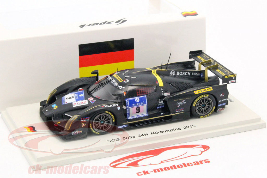 Spark 1:43 SCG 003c #9 24h Nürburgring 2015 Lauck, Franchitti