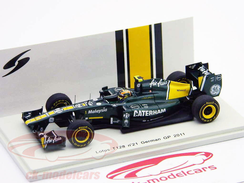 Spark 1:43 K.チャンドックロータスT128＃21ドイツGPフォーミュラ1