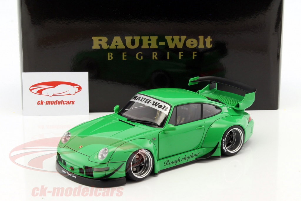 AUTOart 1:18 Porsche 911 (993) RWB green 78151 model car 78151