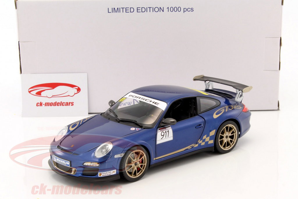 Norev 1:18 Porsche 911 (997 II) GT3 RS blue metallic CK37424 model