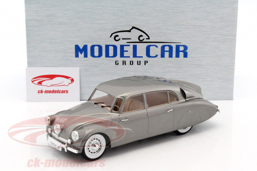 ModelCarGroup 1:18 Tatra 87 gris metálico ModelCar Group MCG18068