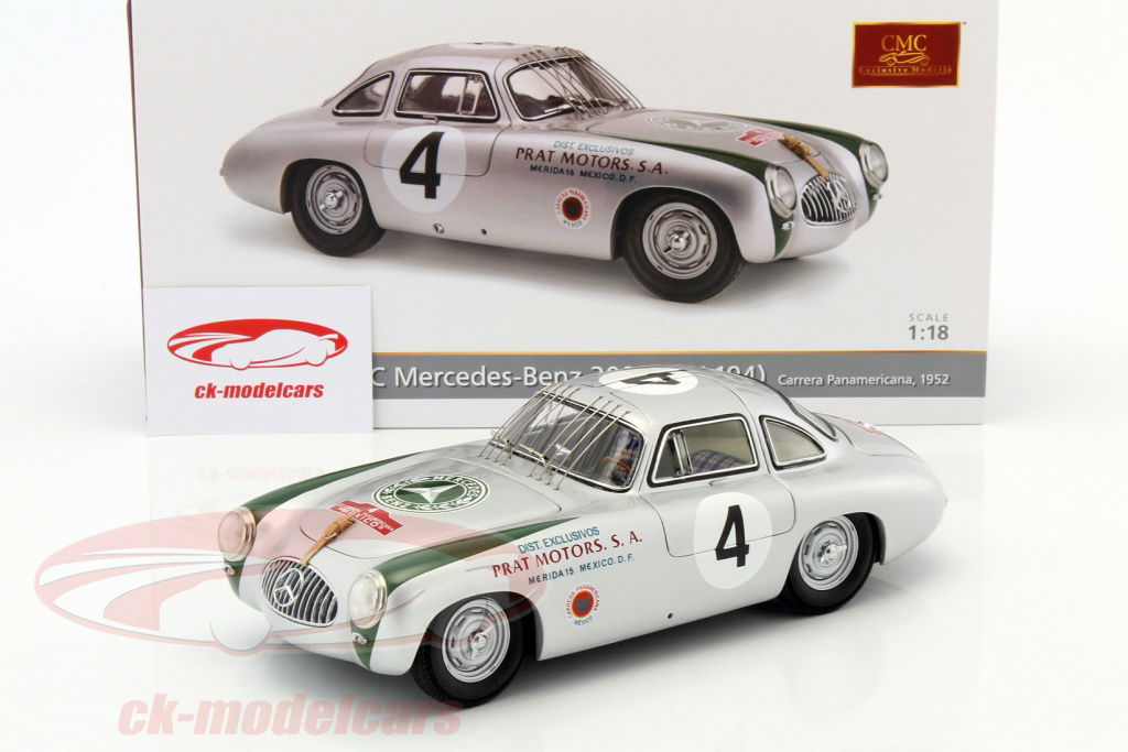 1/18 CMC メルセデス 300SL 1952 #4 カレラ パナメリカー CMC 1:18 Mercedes-Benz 300 SL (W194) #4 Winner Carrera