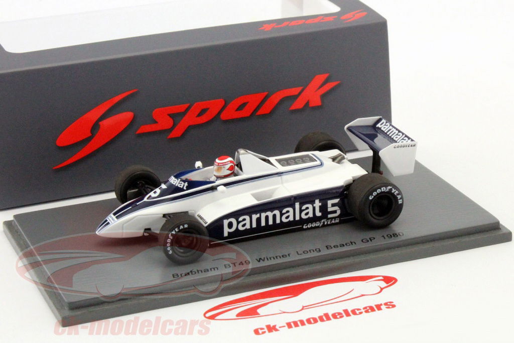Spark 1:43 Nelson Piquet Brabham BT49 #5 Winner Long Beach GP