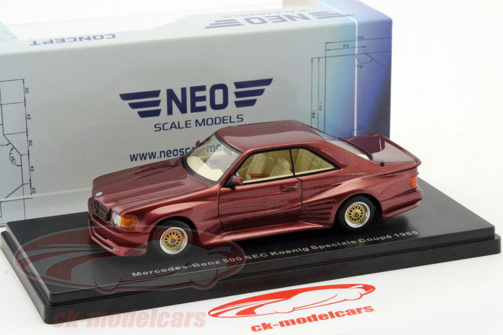 1/43 ベンツ 500SEC Koenig Specials 黒 1985 Mercedes 500SEC Koenig Specials 1985 /black/