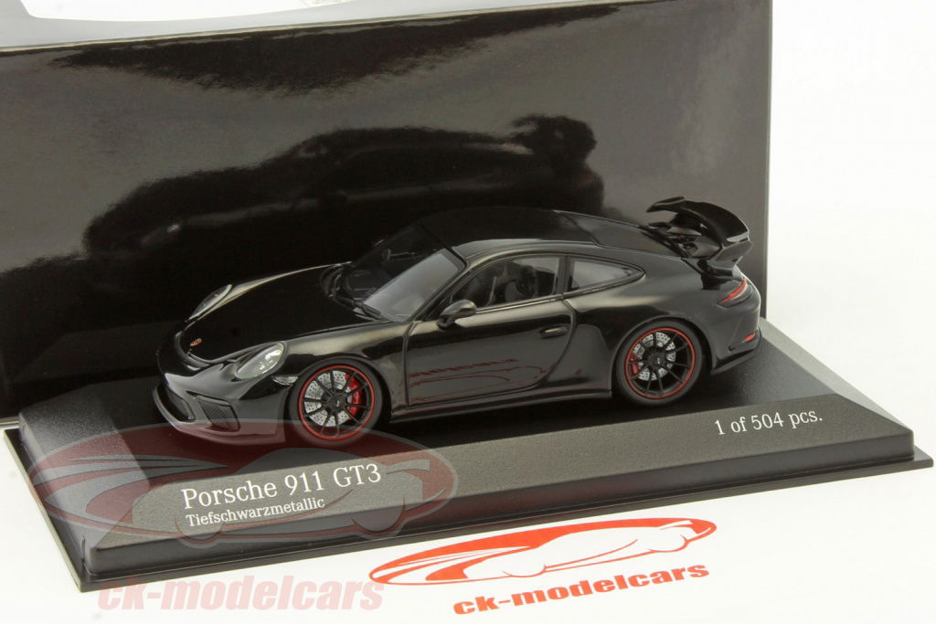 Minichamps 1:43 Porsche 911 (991) GT3 year 2016 deep black