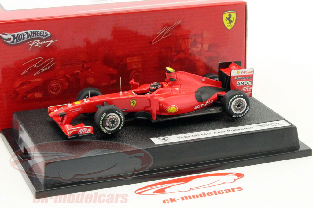 HotWheels 1:43 Kimi Raikkönen Ferrari F60 formula 1 2009