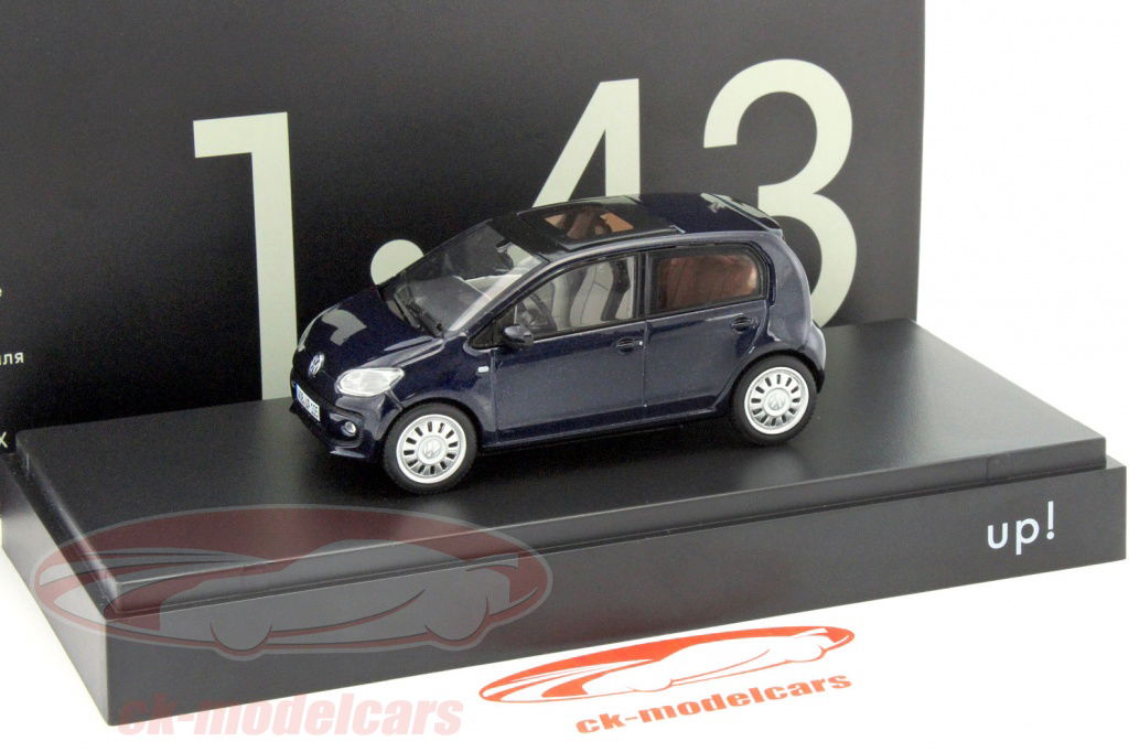 Schuco 1:43 Volkswagen VW up! 濃紺 1S4.099.300.H5X モデル 車