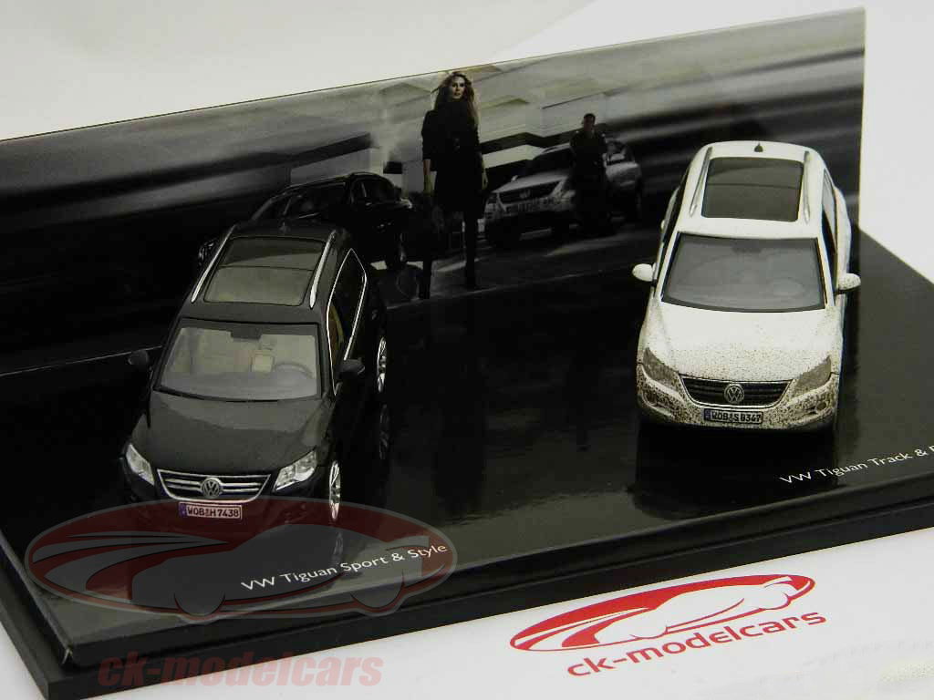 書 Schuco 1:43 VW Tiguan black & white 04989 モデル 車 04989