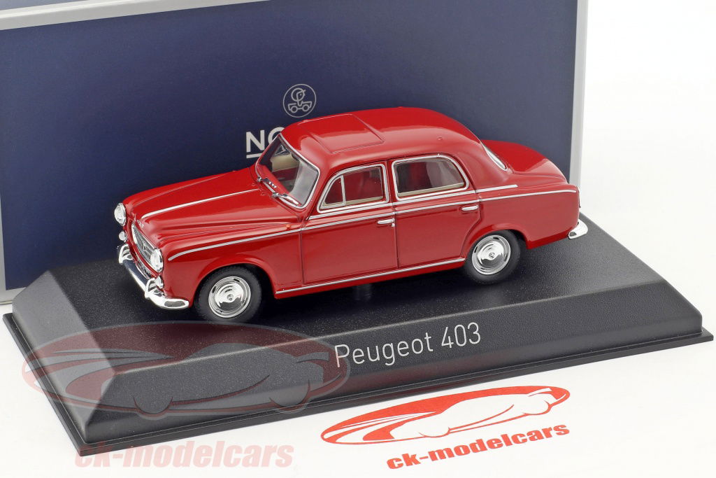 Norev 1:43 Peugeot 403 year 1963 red 474331 model car 474331