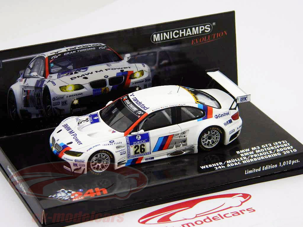Minichamps 1:43 BMW M3 GT2 (E92) #26 24h Nürburgring 2010