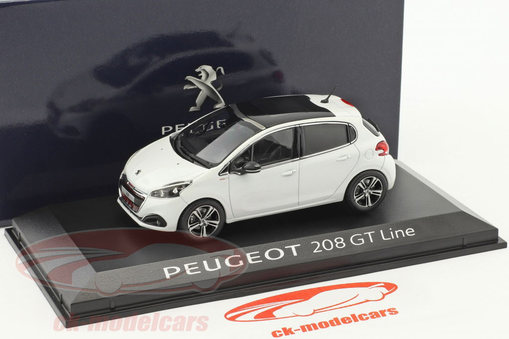 NOREV 1/43 PEUGEOT  208 GT Line ミニカー Amazon | ノレブ 1/43 プジョー 208 GT 2024 ホワイト NOREV