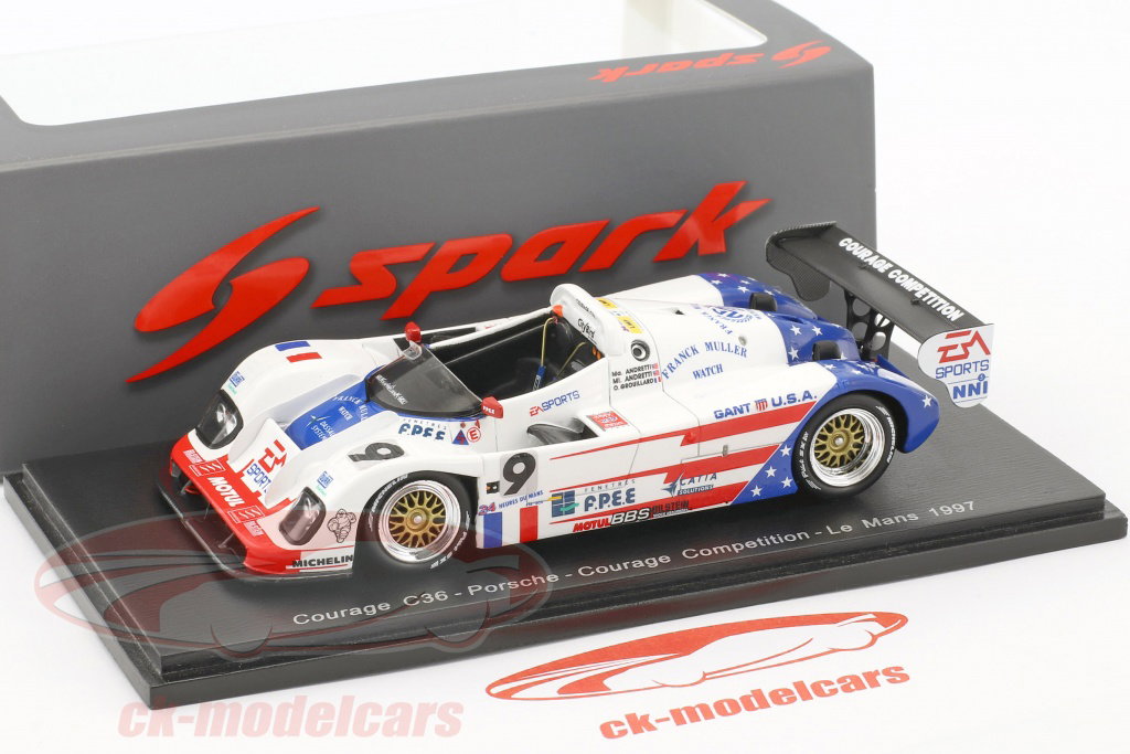 SPARK S3675 COURAGE C36 n°9 Le Mans 1997 Grouillard