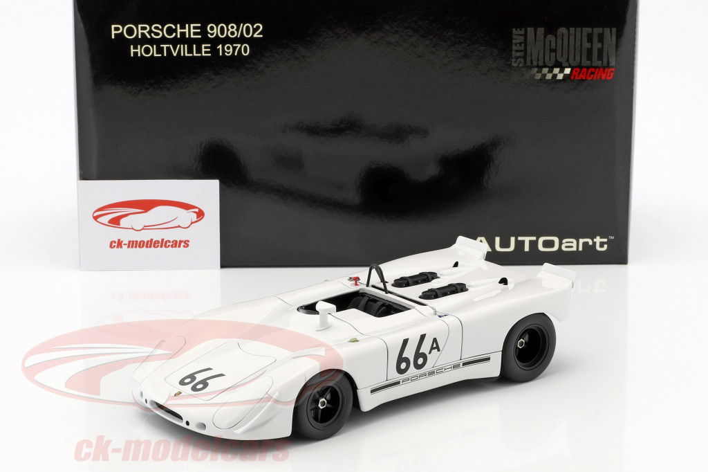 AUTOart 1:18 Porsche 908/02 Gulf Steve McQueen Holtville