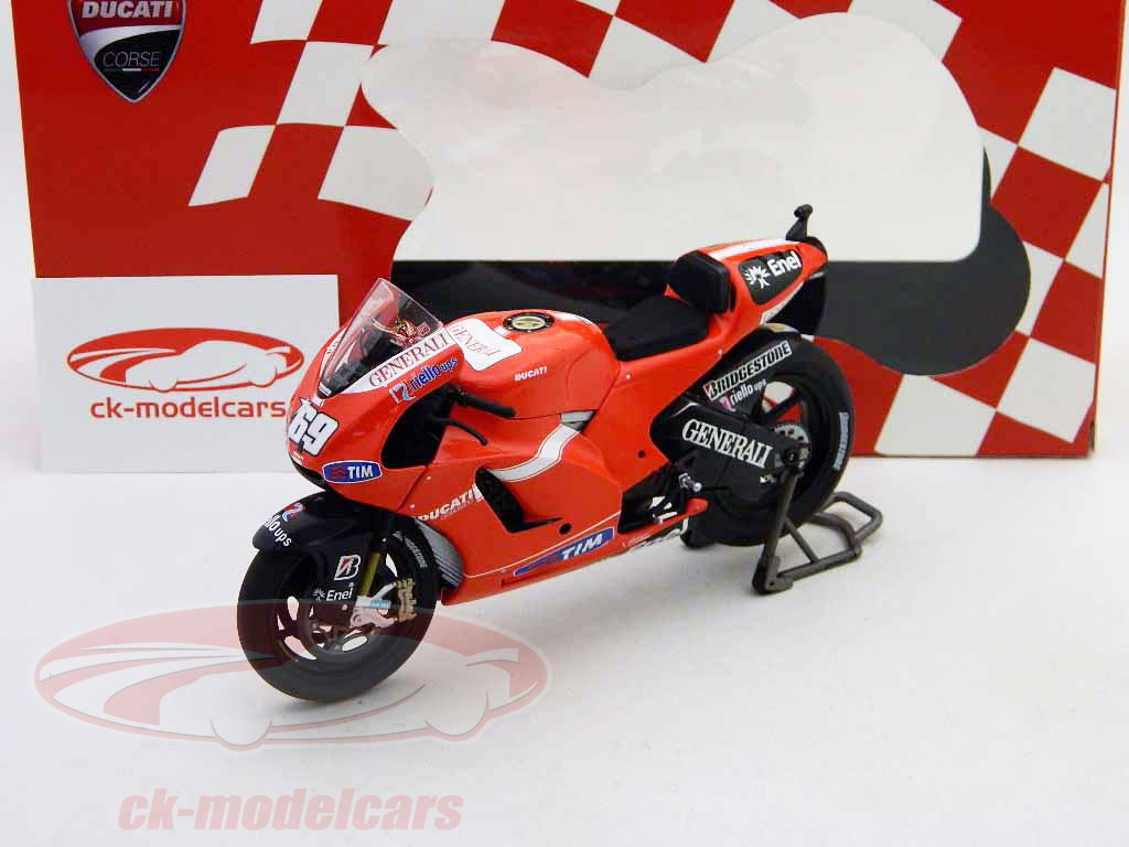 Minichamps 1:12 N. Hayden Ducati Desmosedici GP10 #69 MotoGP 2010