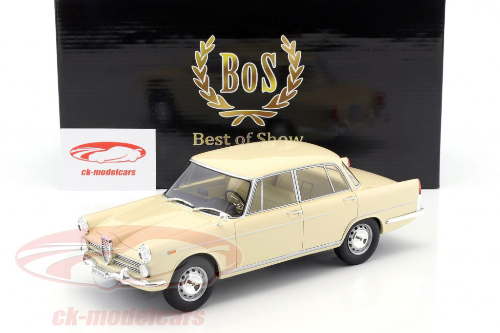 BoS-Models 1:18 Alfa Romeo 2000 Год постройки 1958 бежевый