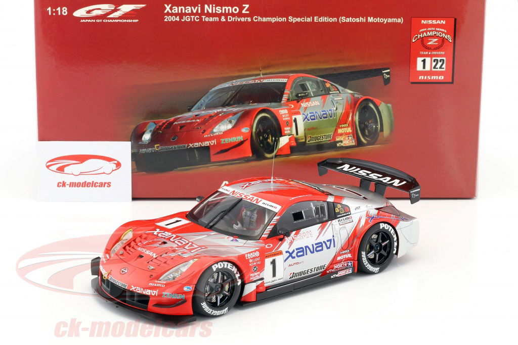 AUTOart 1:18 Nissan Fairlady Xanavi Nismo Z #1 JGTC 2004