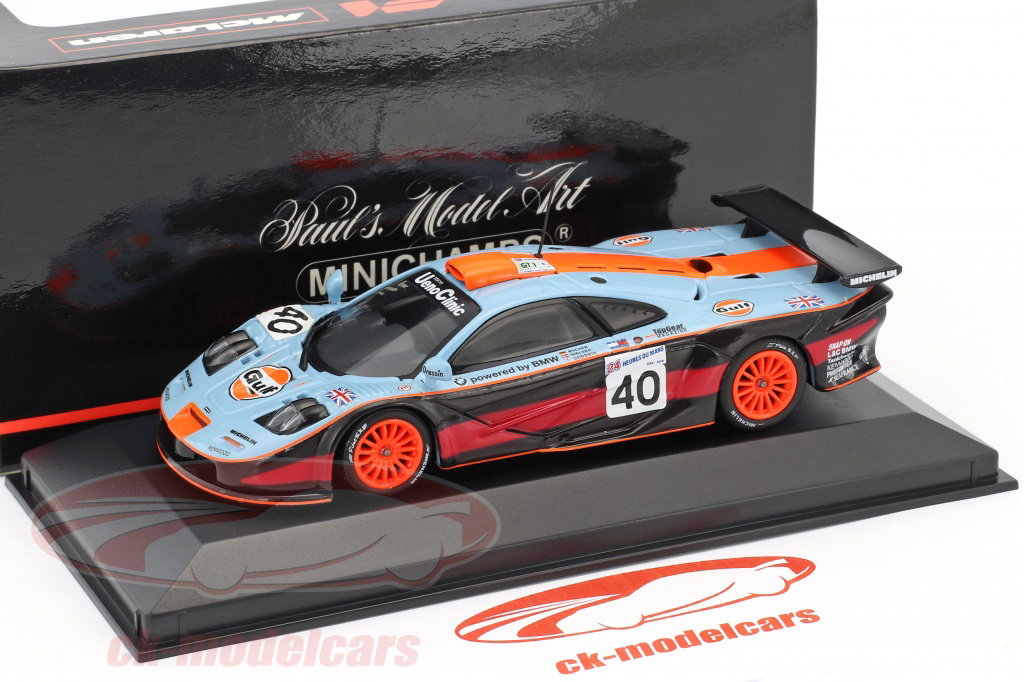 Minichamps 1:43 Mclaren F1 GTR #40 24h LeMans 1997 Nielsen, Bscher