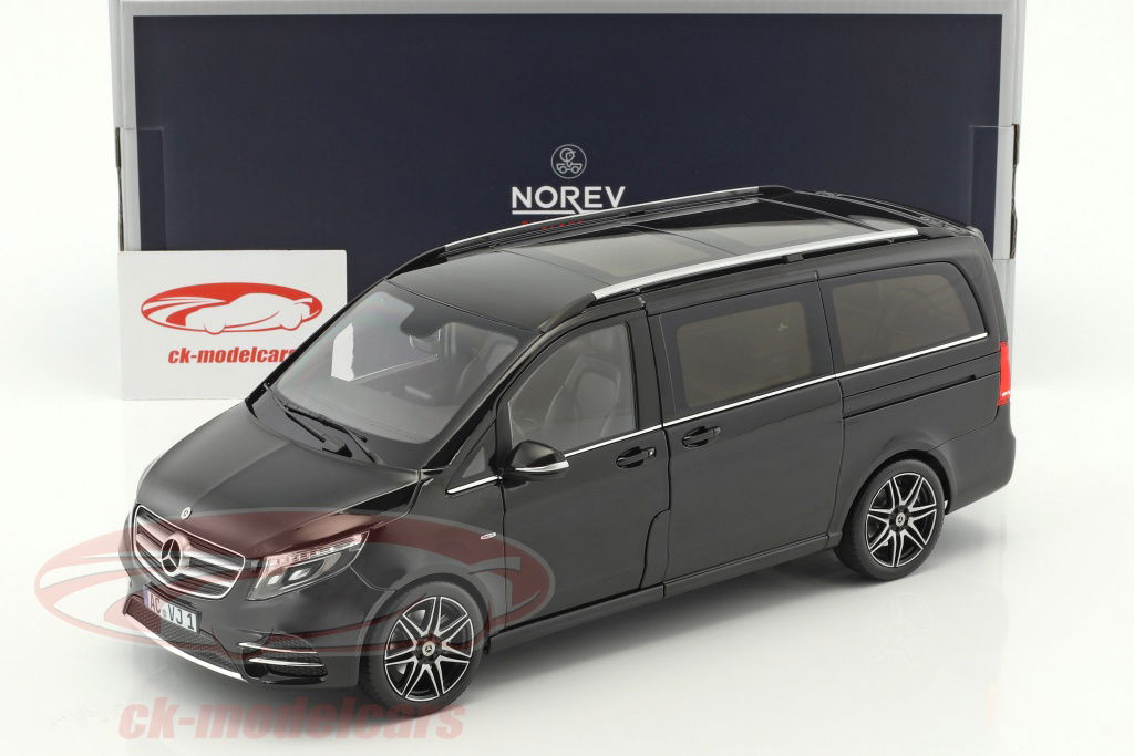 1/18 メルセデスベンツ Vクラス AMG Line W447 ブラック Norev 1:18 Mercedes-Benz V-Class AMG Line year 2017 black
