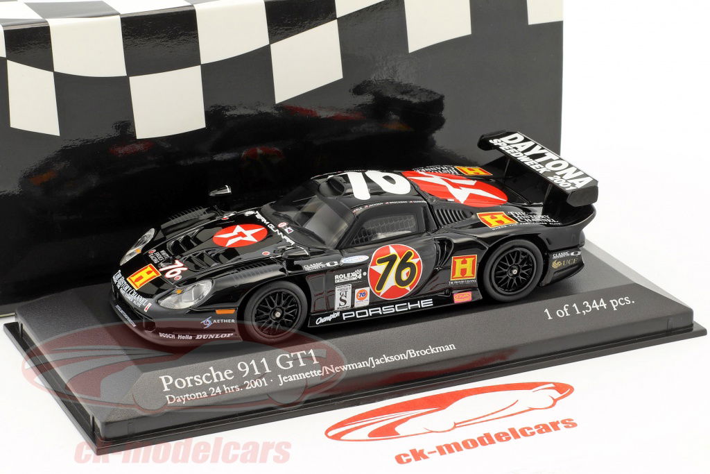 ミニカー PORSCHE 911 AT DAYTONA 1/43 Minichamps 1:43 Porsche 911 GT1 #76 24h Daytona 2001 Gunnar