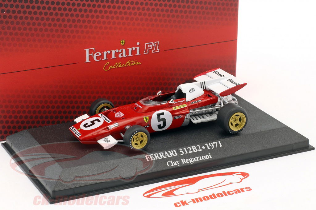 ミニカー Ferrari 312B2 #5 GP Nurburgring 1971 ミニカー Ferrari 312B2 #5 GP Nurburgring 1971 Tecnomodel 1