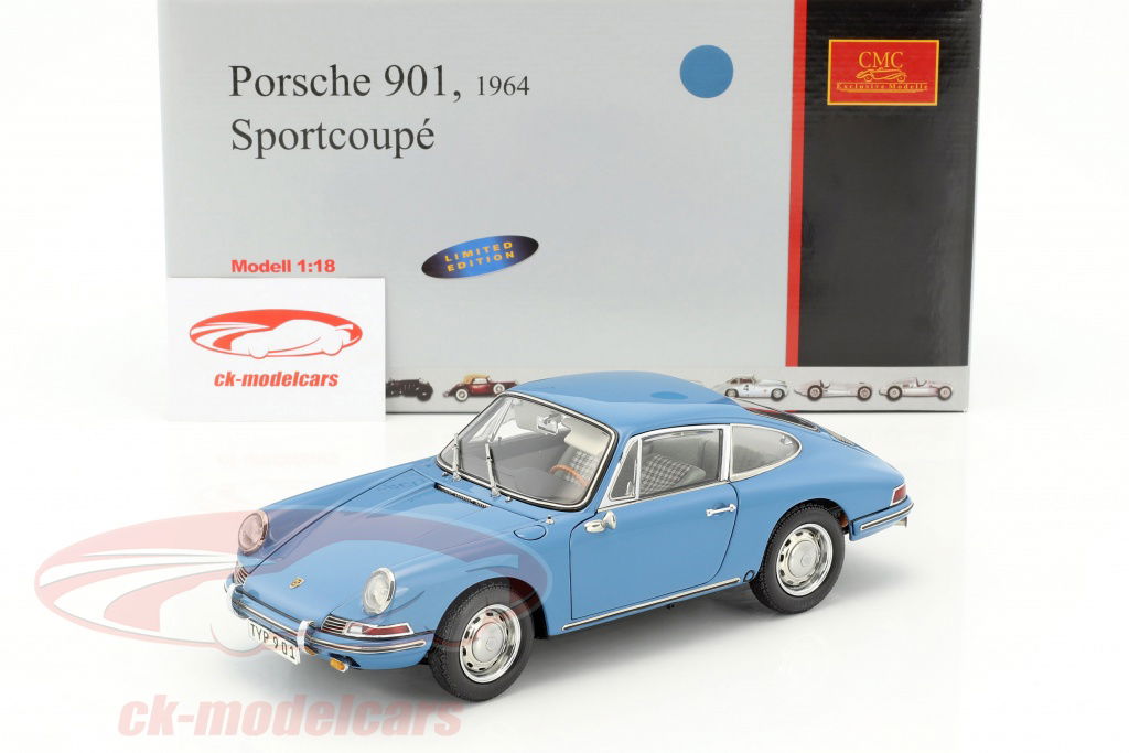 ミニカー CMC Porsche 901 , 1964 Sportcoupe 1:18 1/18 CMC Porsche 901 Sportcoupe from 1964 in Yellow M-067A