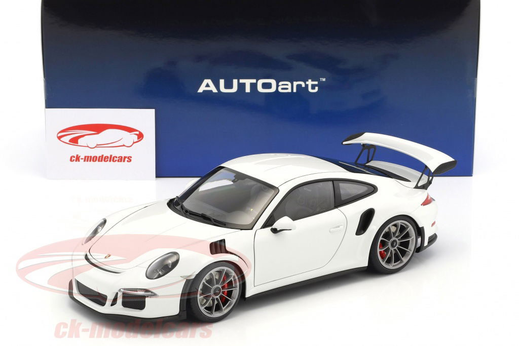 AUTOart 1:18 Porsche 911 (991) GT3 RS year 2016 white 78166