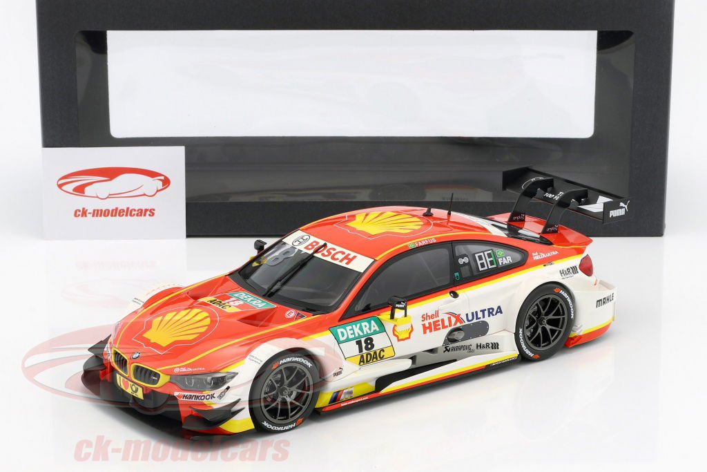 BMW M4 DTM 2016 ミニカー　1／18 スケール 1/18 Dealer Edition 2016 BMW F82 M4 DTM Martin Tomczyk #100