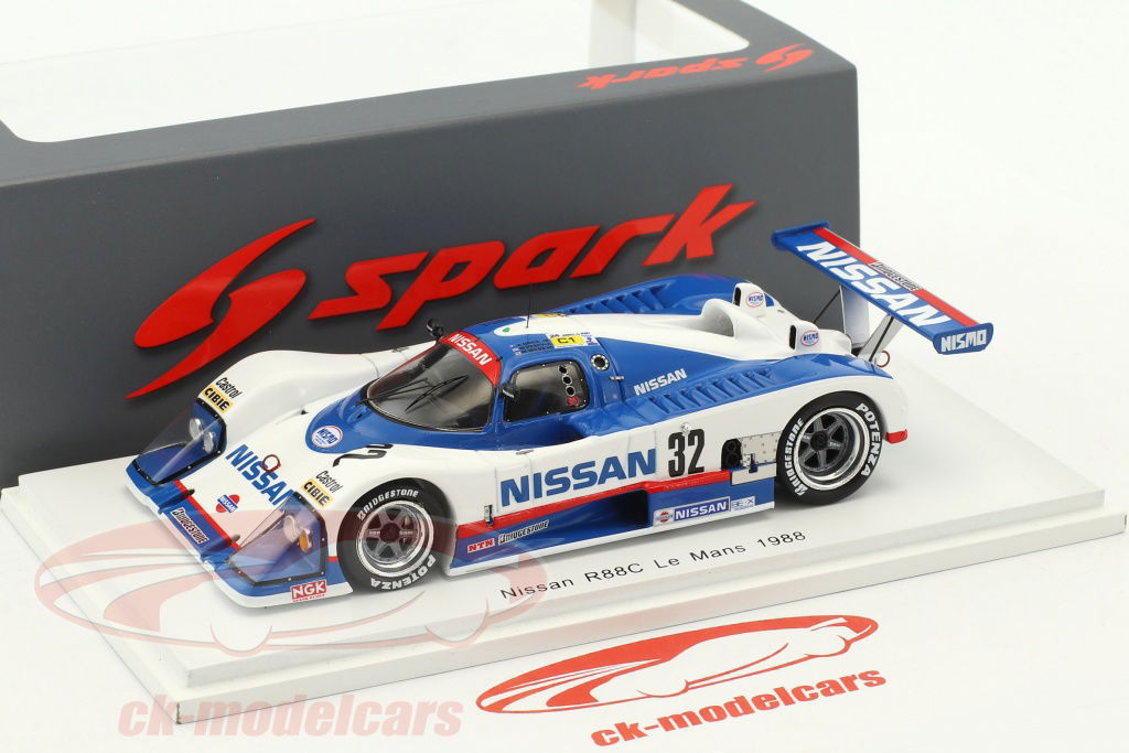 Spark 1:43 Nissan R88C #32 24h LeMans 1988 Grice, Wilds, Percy