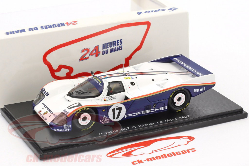 Spark 1:43 Porsche 962 C #17 Winner 24h LeMans 1987 Bell, Holbert
