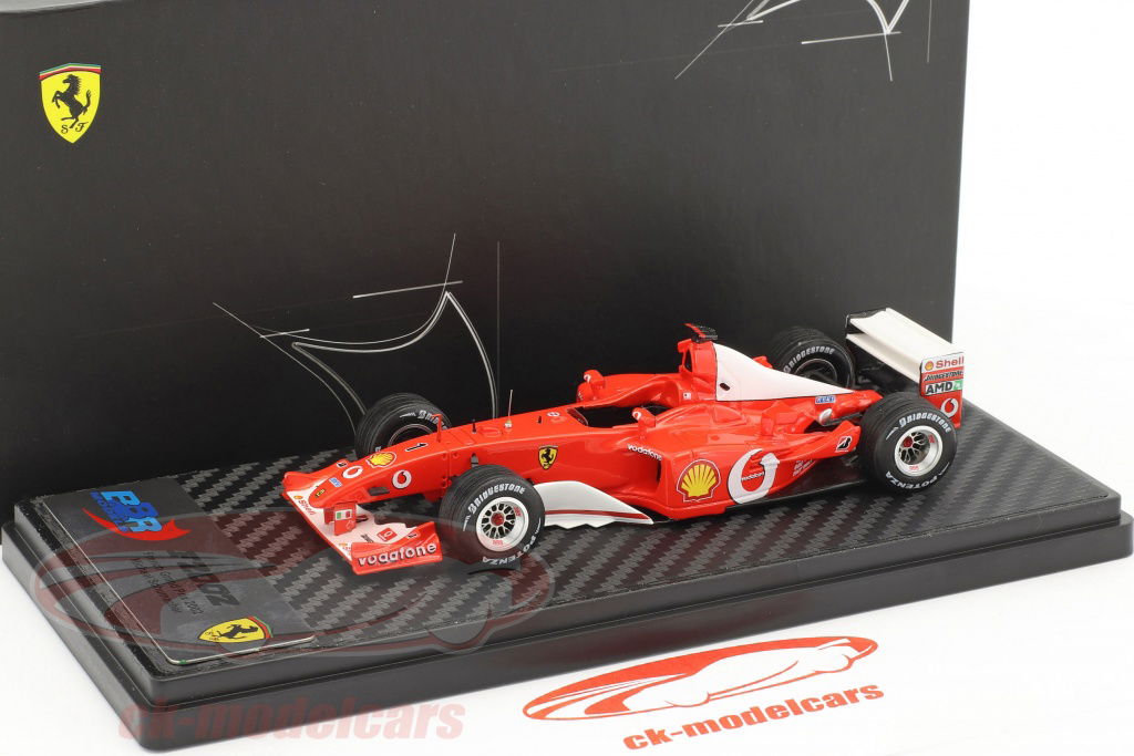 BBR Models 1:43 Michael Schumacher Ferrari F2002 Winner