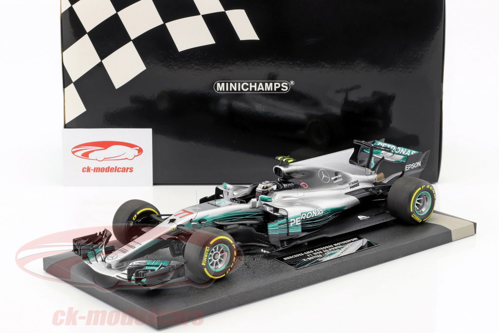 Minichamps 1:18 Valtteri Bottas Mercedes F1 W08 EQ Power #77