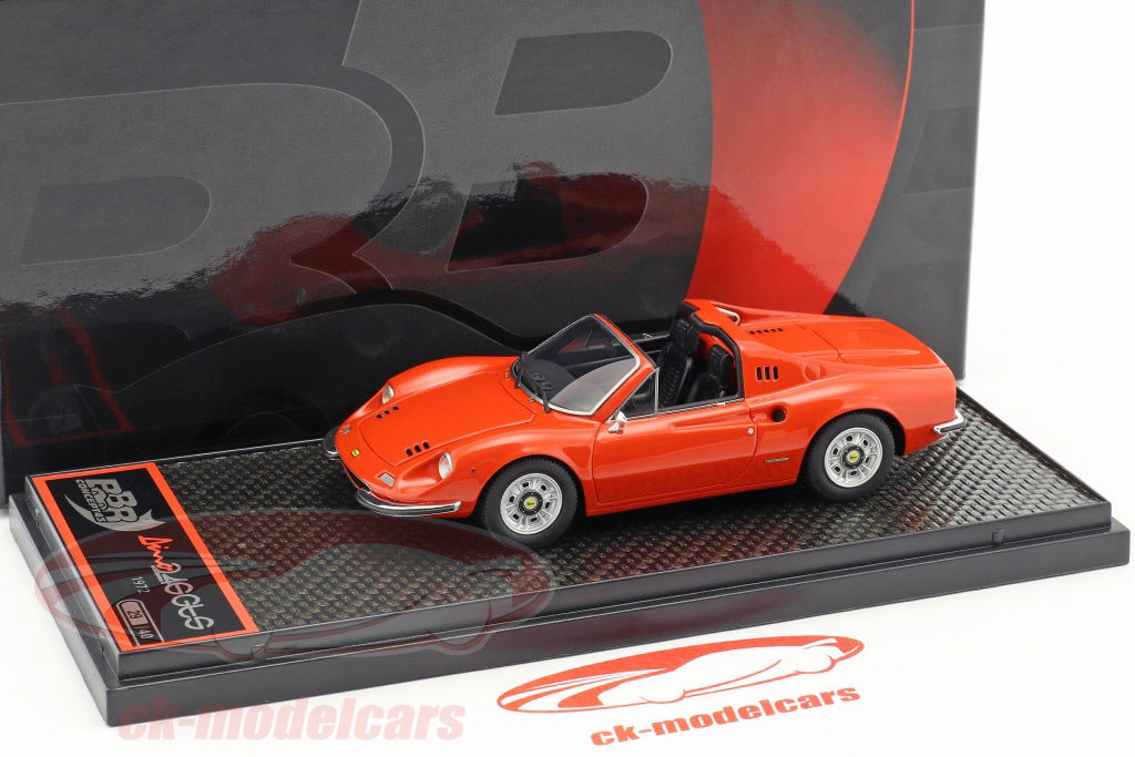京商 Ferrari Dino 246GT 1/43 BBR Models 1:43 Ferrari Dino 246 GTS year 1972 red BBRC54E