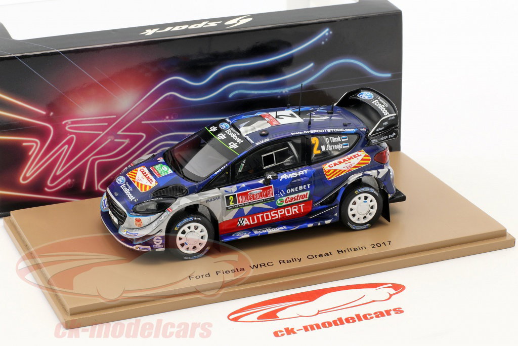 Spark 1:43 Ford Fiesta WRC #2 3 Rallye grande-Bretagne 2017 Tänak