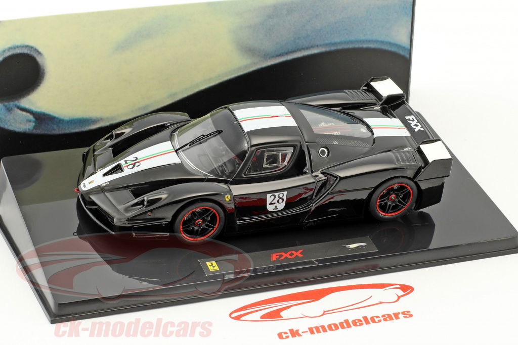 HotWheels Elite 1:43 Ferrari FXX #28 year 2006 black with