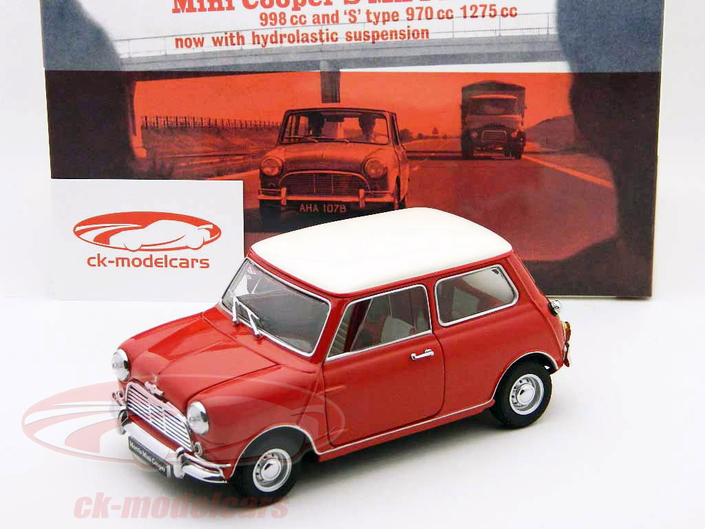 Kyosho 1:18 モーリスミニクーパーS MK-I 1275S 1967年赤/赤分