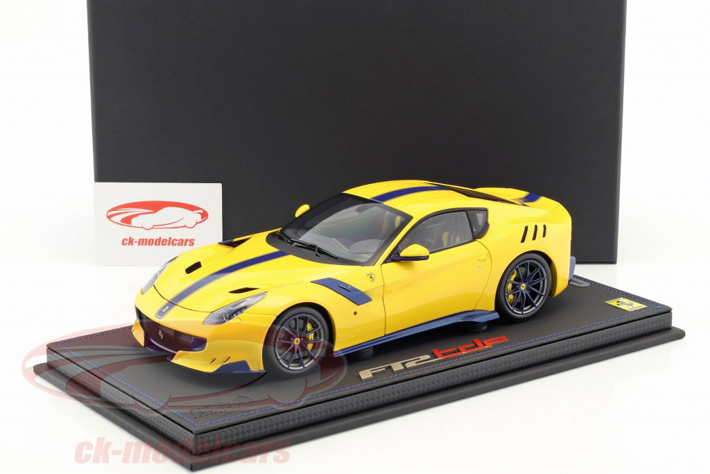 BBR Models 1:18 Ferrari F12 TDF modena jaune BBR1821ST modèle